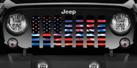 American Pride Tye-Dye Jeep Grille Insert - 4 Low Lifestyle