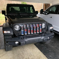 American Pride Tye-Dye Jeep Grille Insert - 4 Low Lifestyle