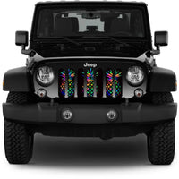 Bright Pineapple Jeep Grille Insert - 4 Low Lifestyle