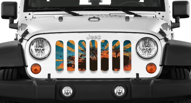 California Dreaming Jeep Grille Insert - 4 Low Lifestyle