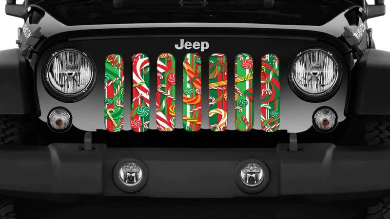 Candy Cane Lane Wrangler Grille Insert - 4 Low Lifestyle