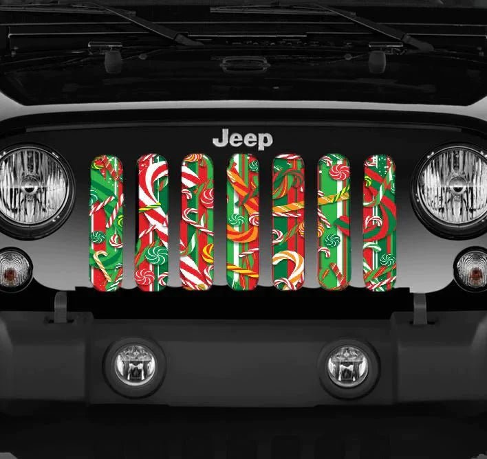 Candy Cane Lane Wrangler Grille Insert - 4 Low Lifestyle