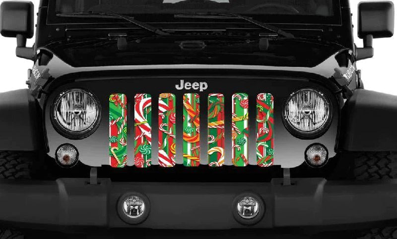 Candy Cane Lane Wrangler Grille Insert - 4 Low Lifestyle