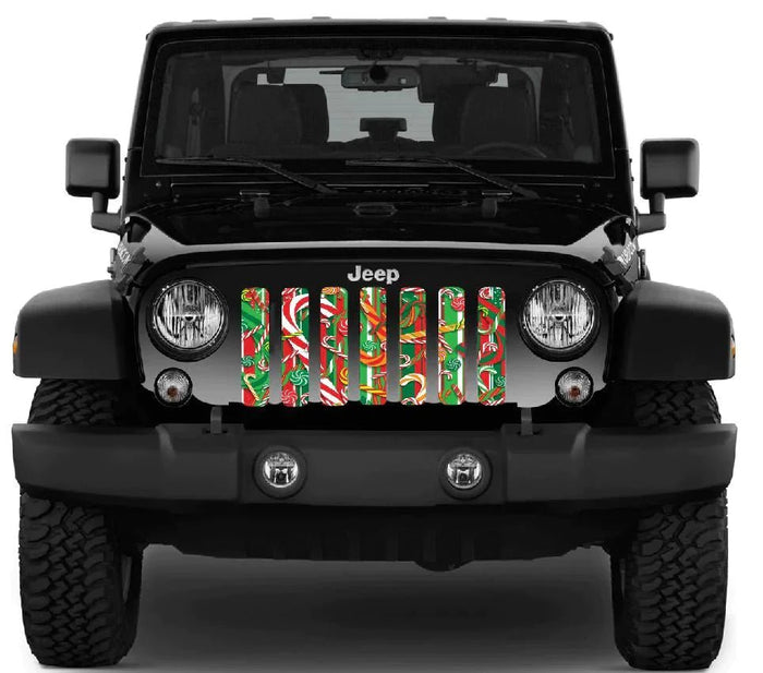 Candy Cane Lane Wrangler Grille Insert - 4 Low Lifestyle