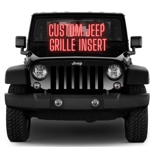 Custom Jeep Grille Insert - 4 Low Lifestyle