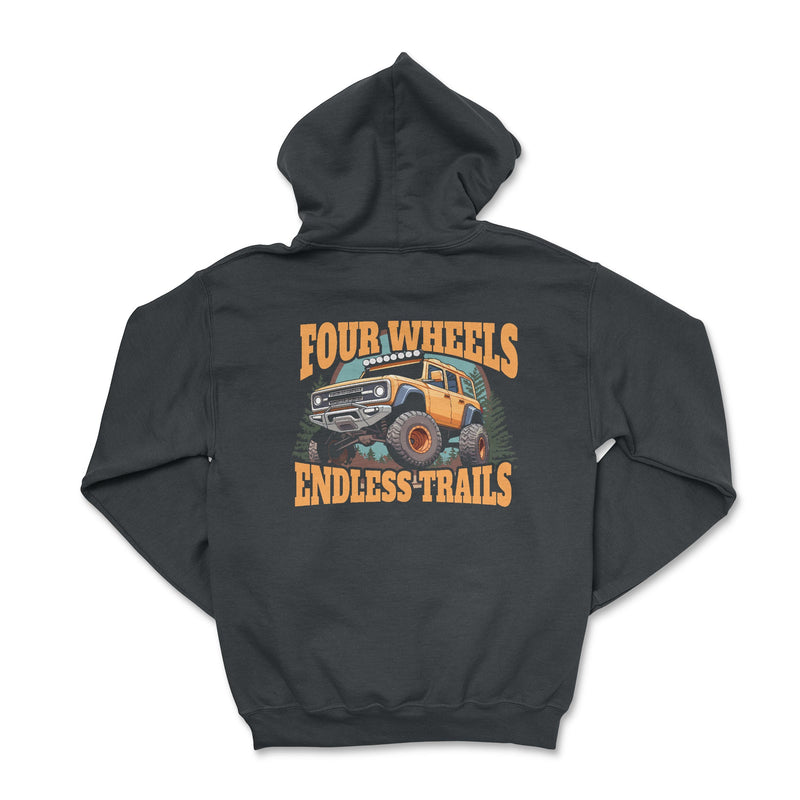 Four Wheels Endless Trails Hoodie - 4 Low Lifestyle