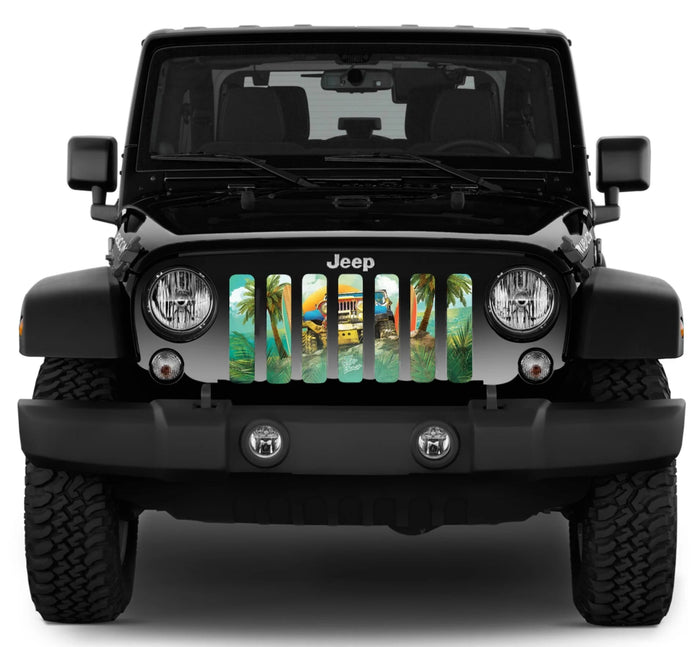 Get Ready for Jeep Beach Daytona Special Event Grille Insert - 4 Low Lifestyle