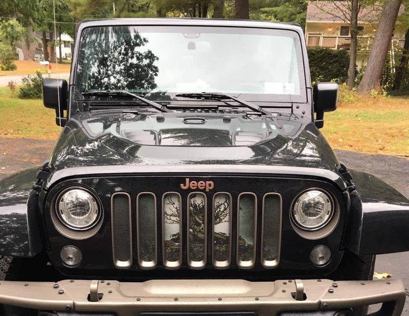 Halloween Spooky Jeep Grille Insert - 4 Low Lifestyle