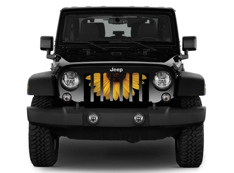 Jeep Grille Insert-Sunflower Surprise - 4 Low Lifestyle