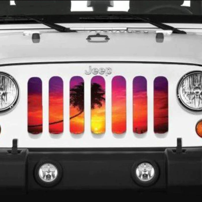 Just Beachy Vibes Jeep Grille Insert - 4 Low Lifestyle