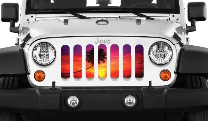 Just Beachy Vibes Jeep Grille Insert - 4 Low Lifestyle