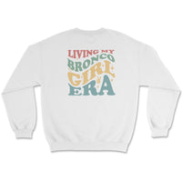 Living my Bronco Era Crewneck Sweatshirt - 4 Low Lifestyle