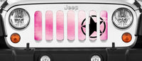 Oscar Mike Pink Ombre Jeep Grille Insert - 4 Low Lifestyle