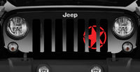 Oscar Mike Red Wrangler Grille Insert - 4 Low Lifestyle