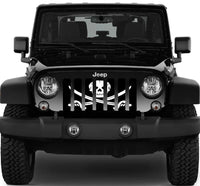 Platinum Shiver Me Timbers! Jeep Grille Inserts - 4 Low Lifestyle