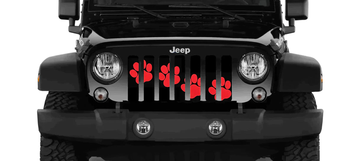 Puppy Love Jeep Grille Insert - 4 Low Lifestyle