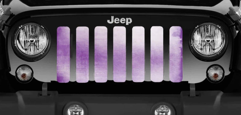 Purple Ombre Jeep Grille Insert - 4 Low Lifestyle