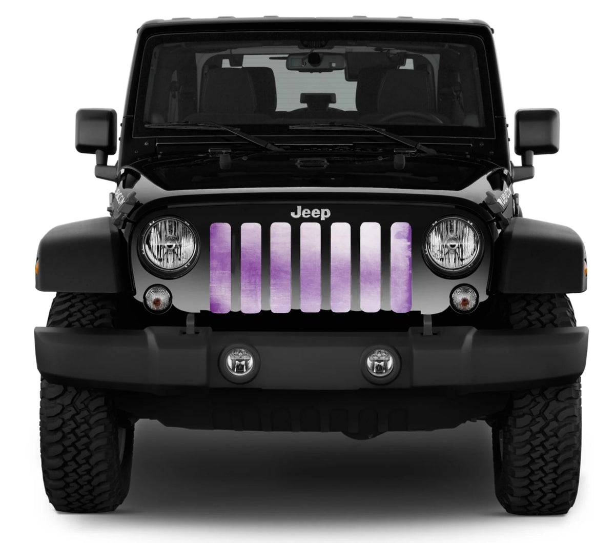 Purple Ombre Jeep Grille Insert - 4 Low Lifestyle