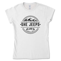 She Jeeps Women's Fit Tee - 4 Low Lifestyle