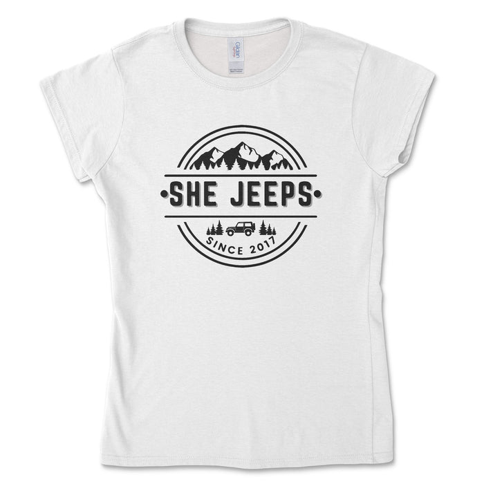 She Jeeps Women's Fit Tee - 4 Low Lifestyle